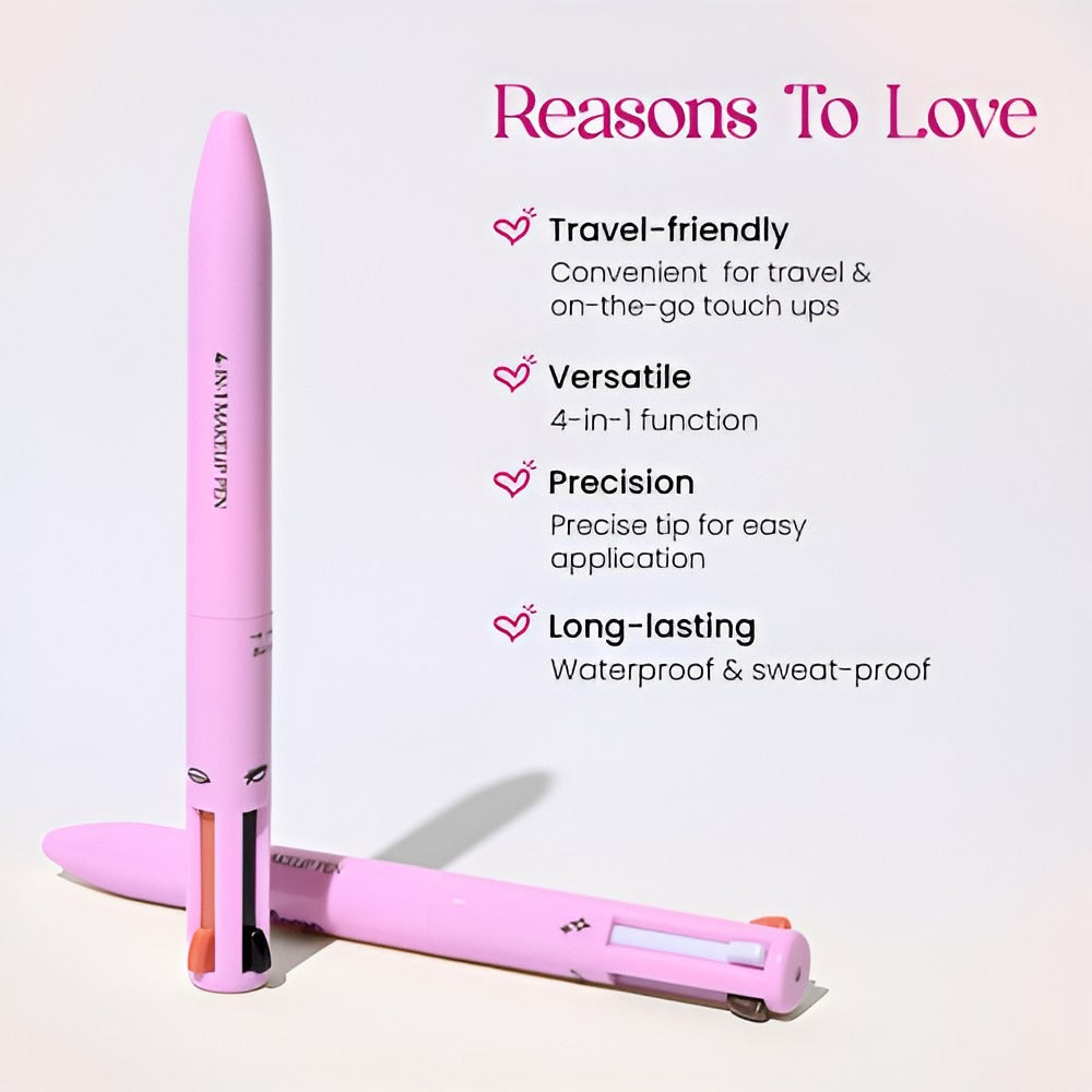 GlamFlex™ - 4 Essentials, 1 Pen. Beauty on the Go!