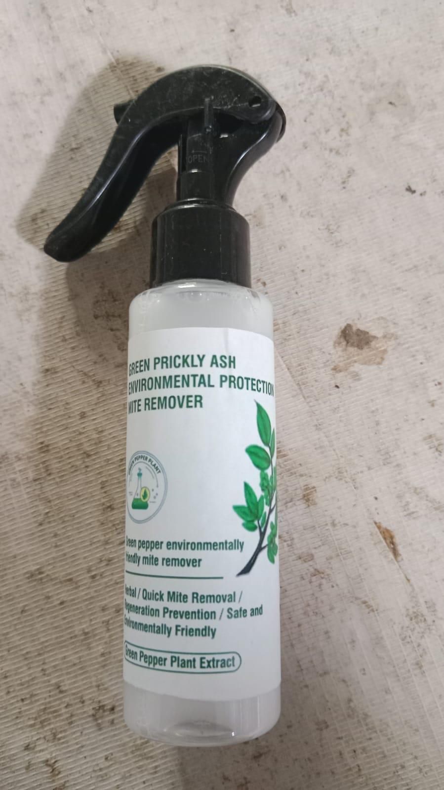 Green Pepper Anti-Mite Spray for Bedding and Clothes 100ML (Pack of 2)