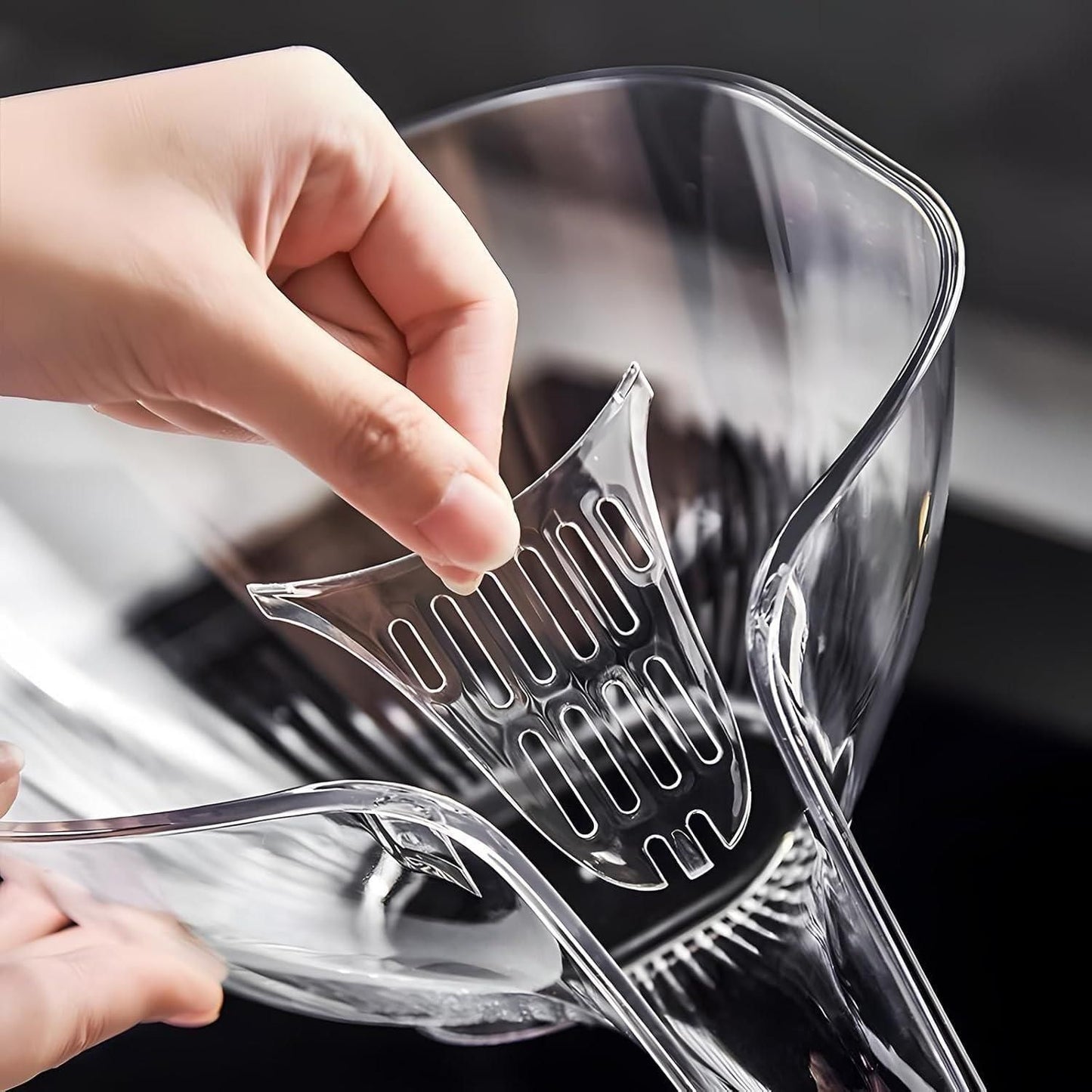 StrainEase Drain Basket Funnel for Kitchen Sink (Pack of 2)