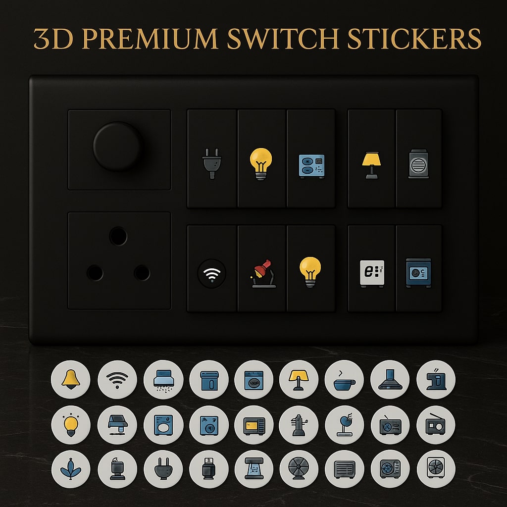 SwitchCraft - 3D Premium Switch Stickers (149 Stickers)
