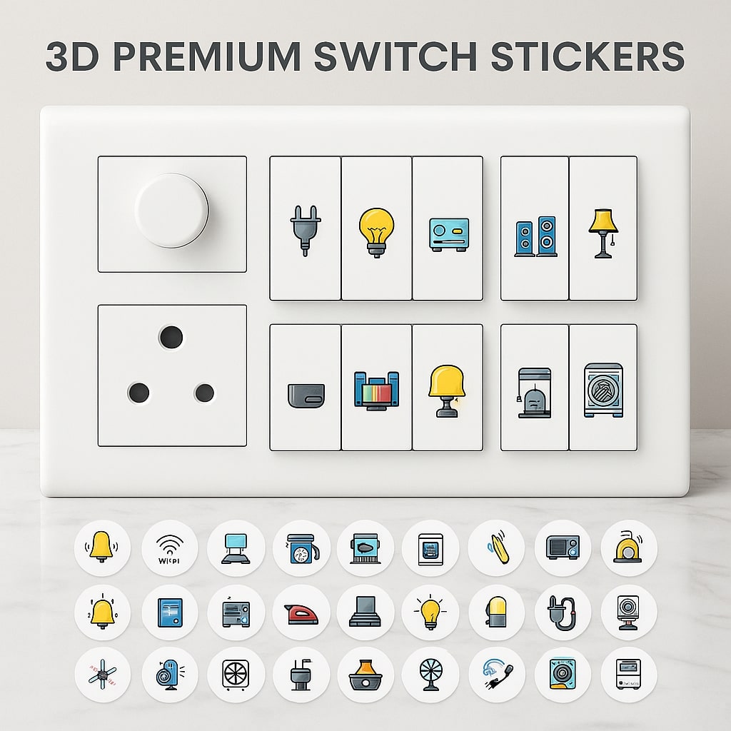SwitchCraft - 3D Premium Switch Stickers (149 Stickers)