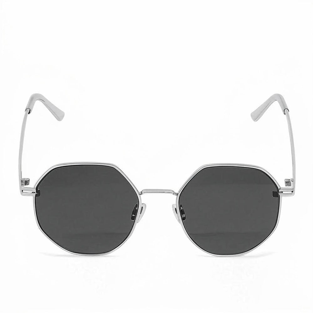 Octagon Round Black Sunglasses For Men & Women