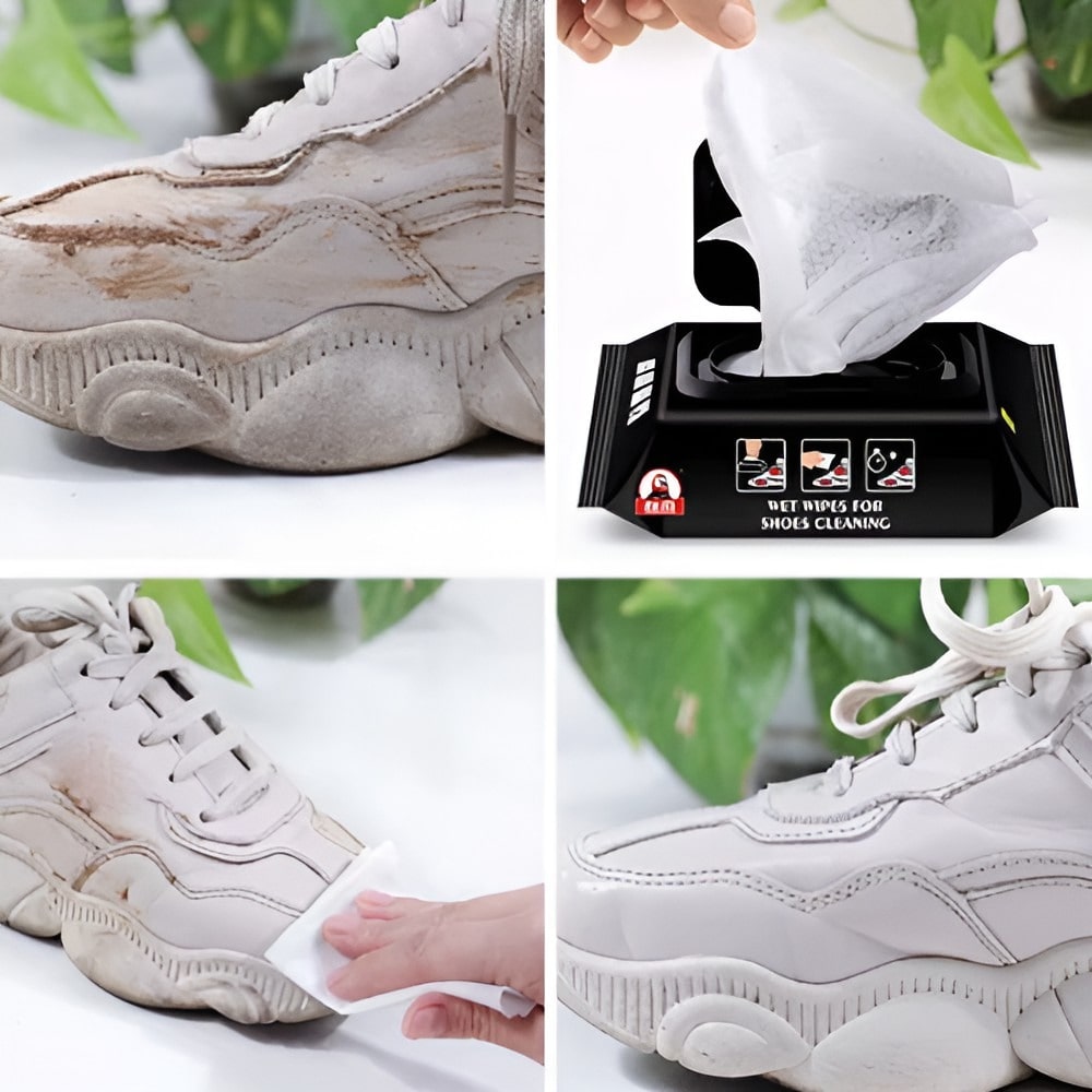 WipeFresh™ - Natural Sneaker & Shoe Cleaner Wipes