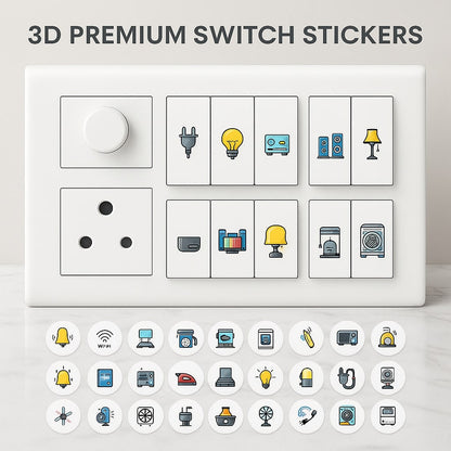 SwitchCraft - 3D Premium Switch Stickers (149 Stickers)